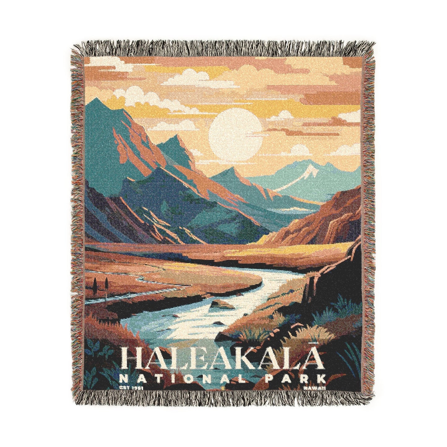 Haleakala National Park Woven Blanket | S05