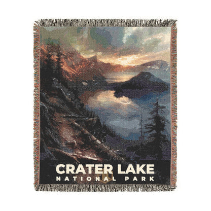 Crater Lake National Park Woven Blanket | S12