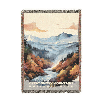 Great Smoky Mountains National Park Woven Blanket | S08