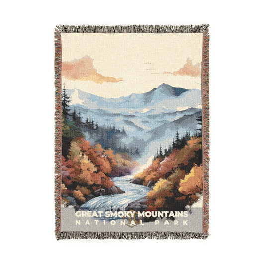 Great Smoky Mountains National Park Woven Blanket | S08