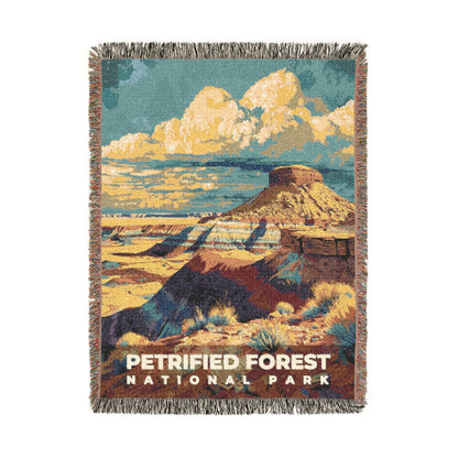 Petrified Forest National Park Woven Blanket | S11