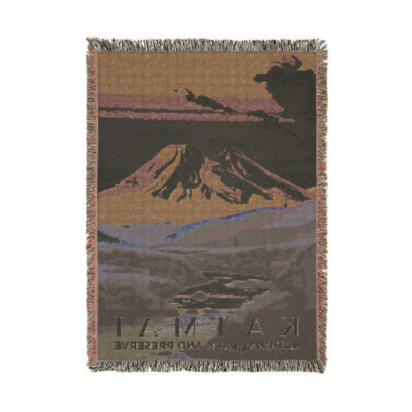 Katmai National Park Woven Blanket | S01