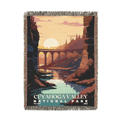 Cuyahoga Valley National Park Woven Blanket | S03