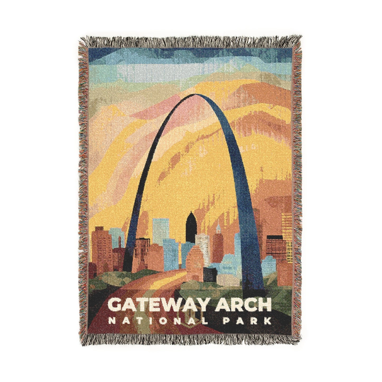 Gateway Arch National Park Woven Blanket | S09