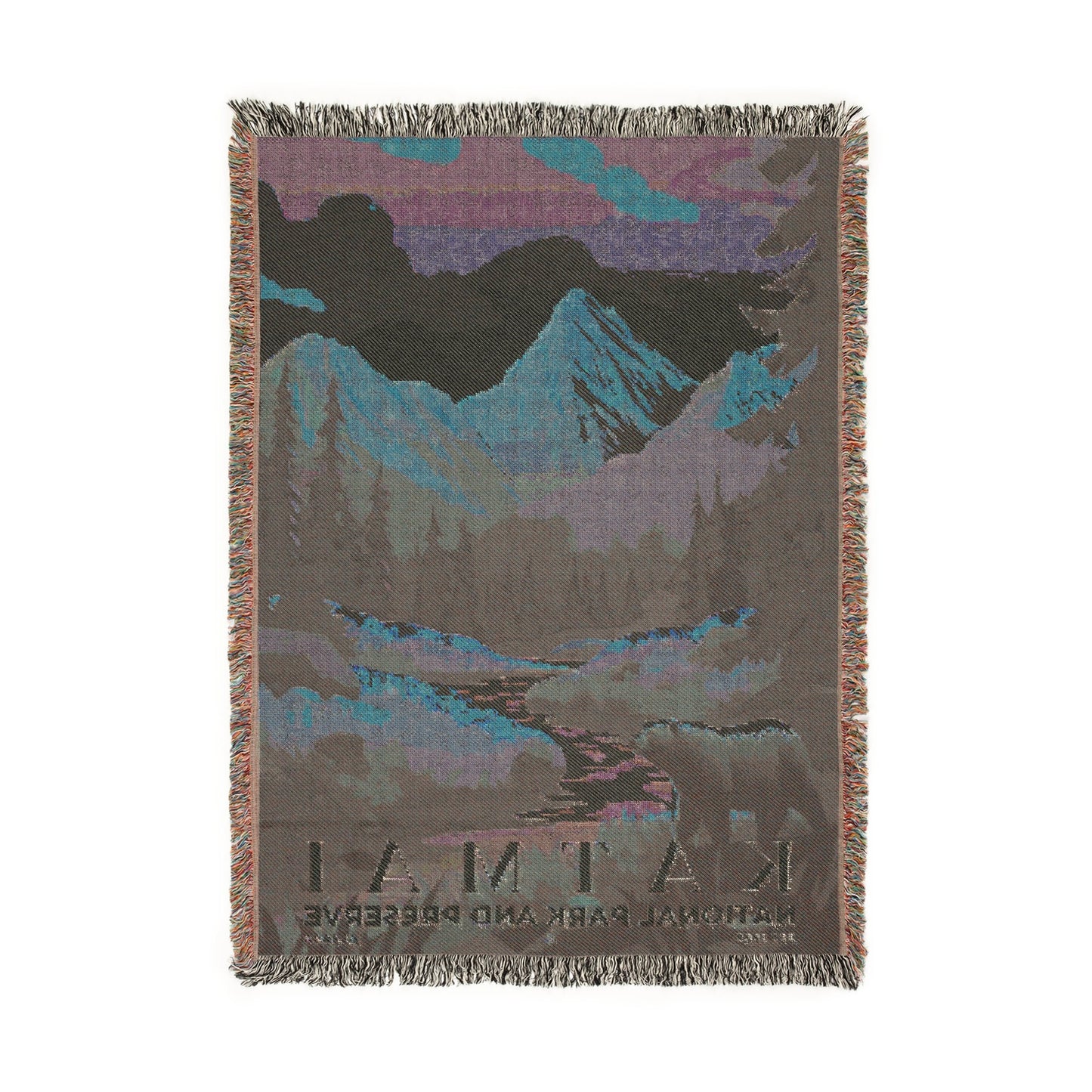 Katmai National Park Woven Blanket | S05