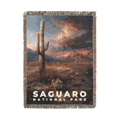 Saguaro National Park Woven Blanket | S12