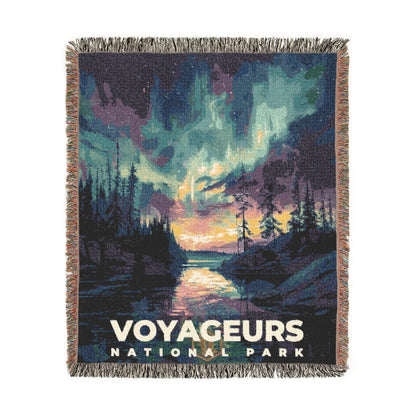 Voyageurs National Park Woven Blanket | S11