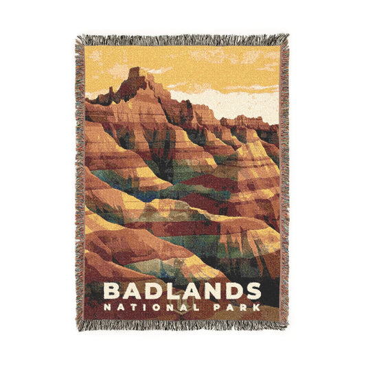 Badlands National Park Woven Blanket | S20
