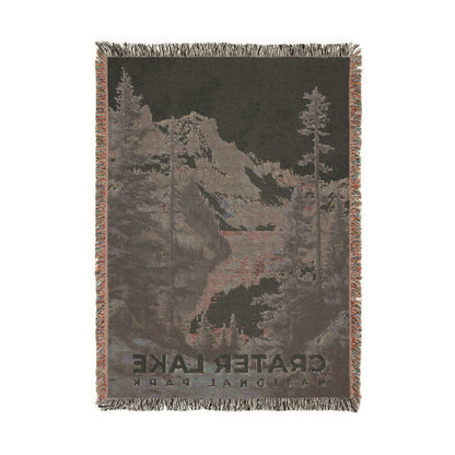 Crater Lake National Park Woven Blanket | S17