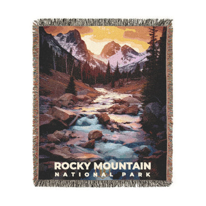 Rocky Mountain National Park Woven Blanket | S10