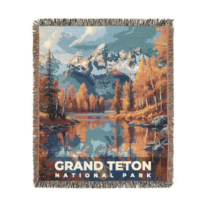 Grand Teton National Park Woven Blanket | S18