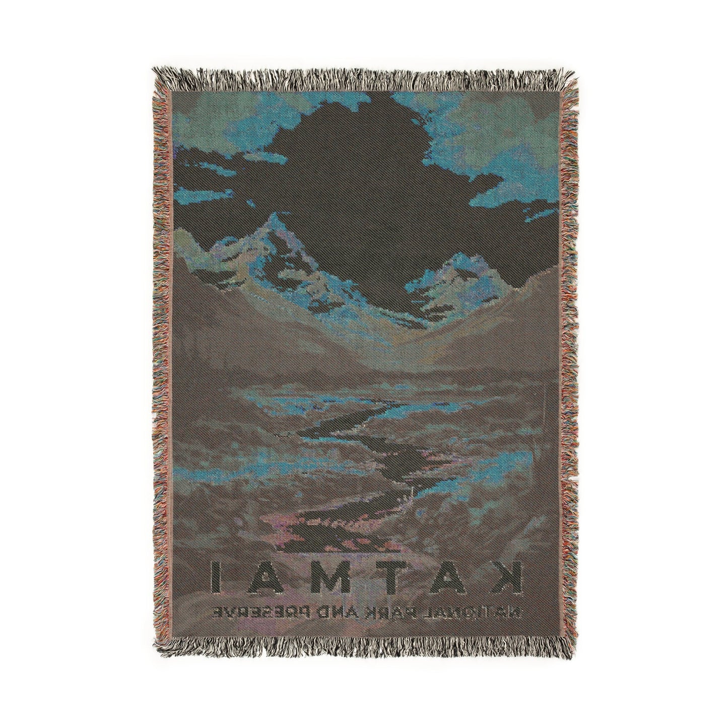 Katmai National Park Woven Blanket | S06