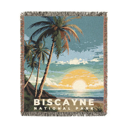 Biscayne National Park Woven Blanket | S07