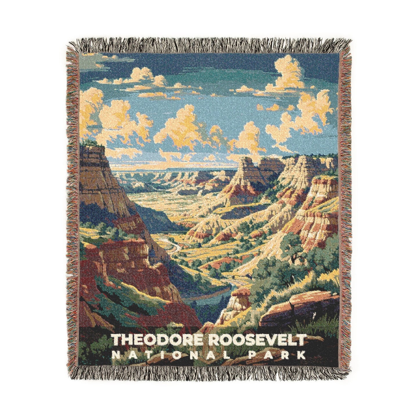 Theodore Roosevelt National Park Woven Blanket | S11