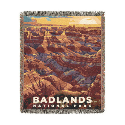 Badlands National Park Woven Blanket | S11
