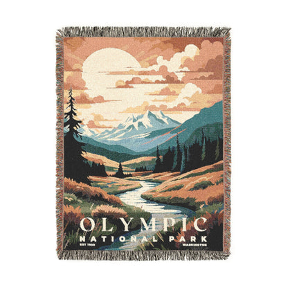 Olympic National Park Woven Blanket | S05