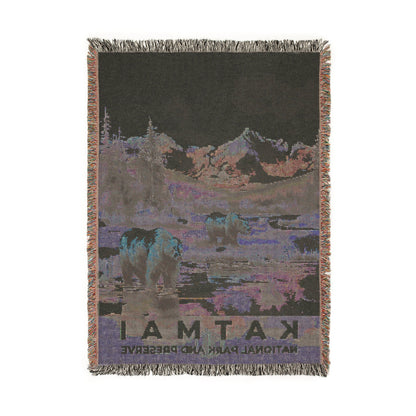 Katmai National Park Woven Blanket | S08