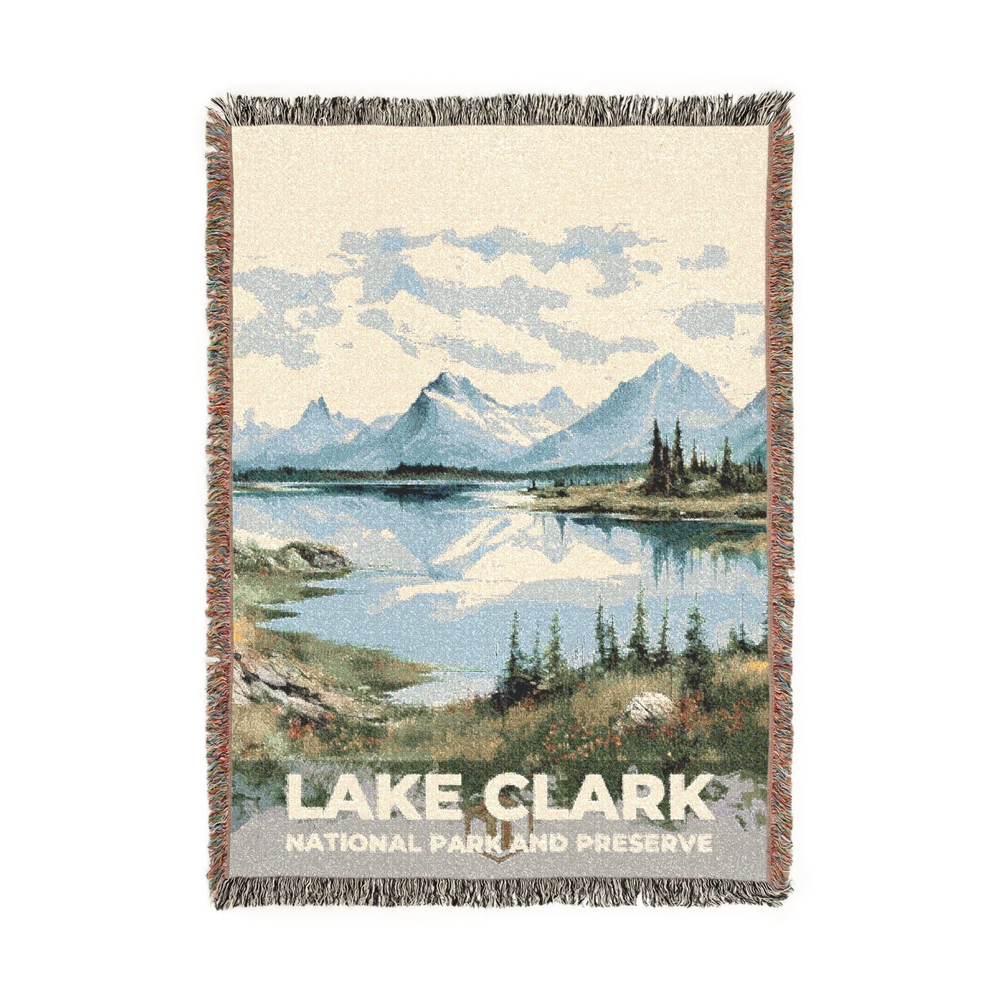 Lake Clark National Park Woven Blanket | S08