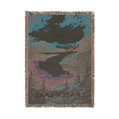 Crater Lake National Park Woven Blanket | S06