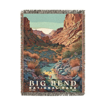 Big Bend National Park Woven Blanket | S02