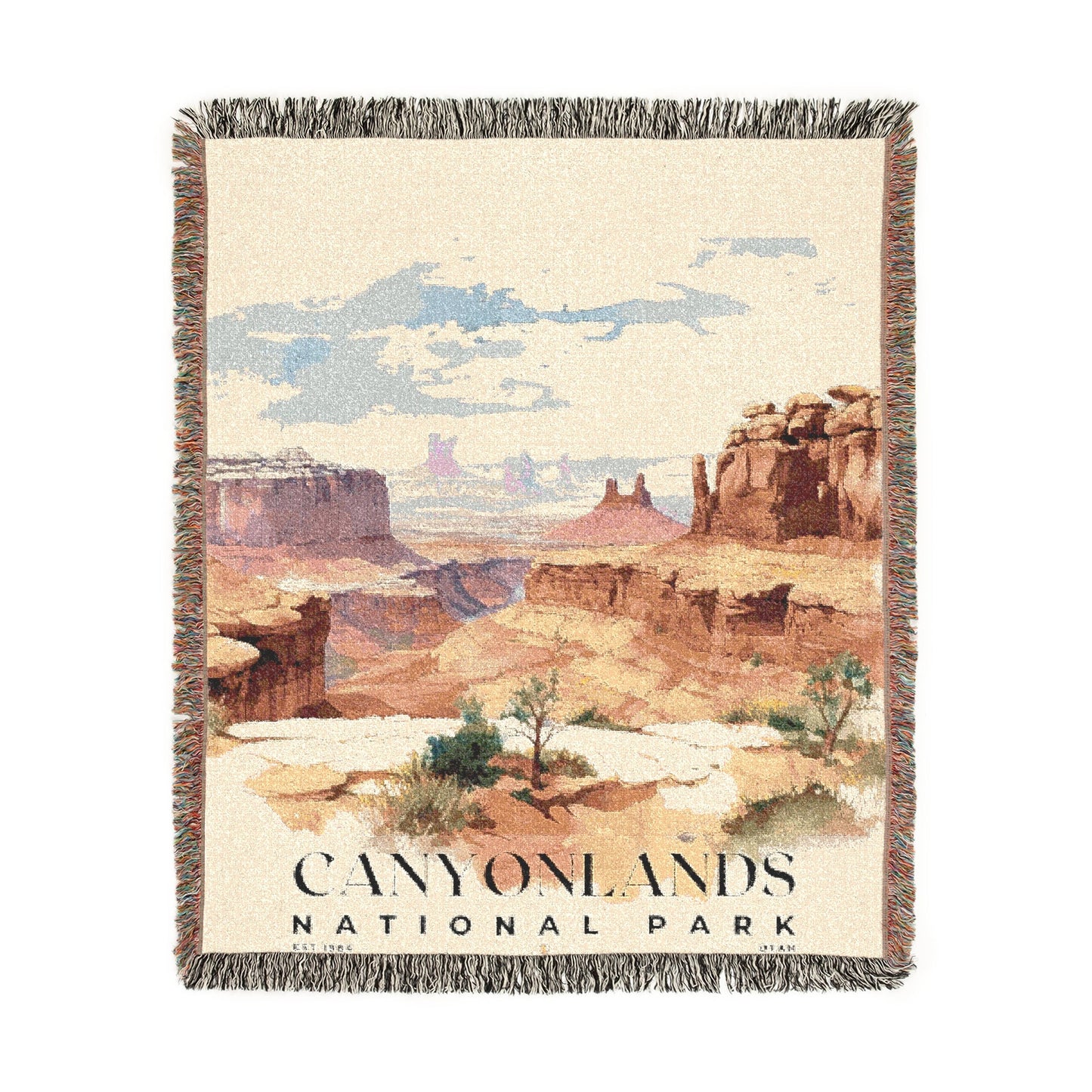 Canyonlands National Park Woven Blanket | S04