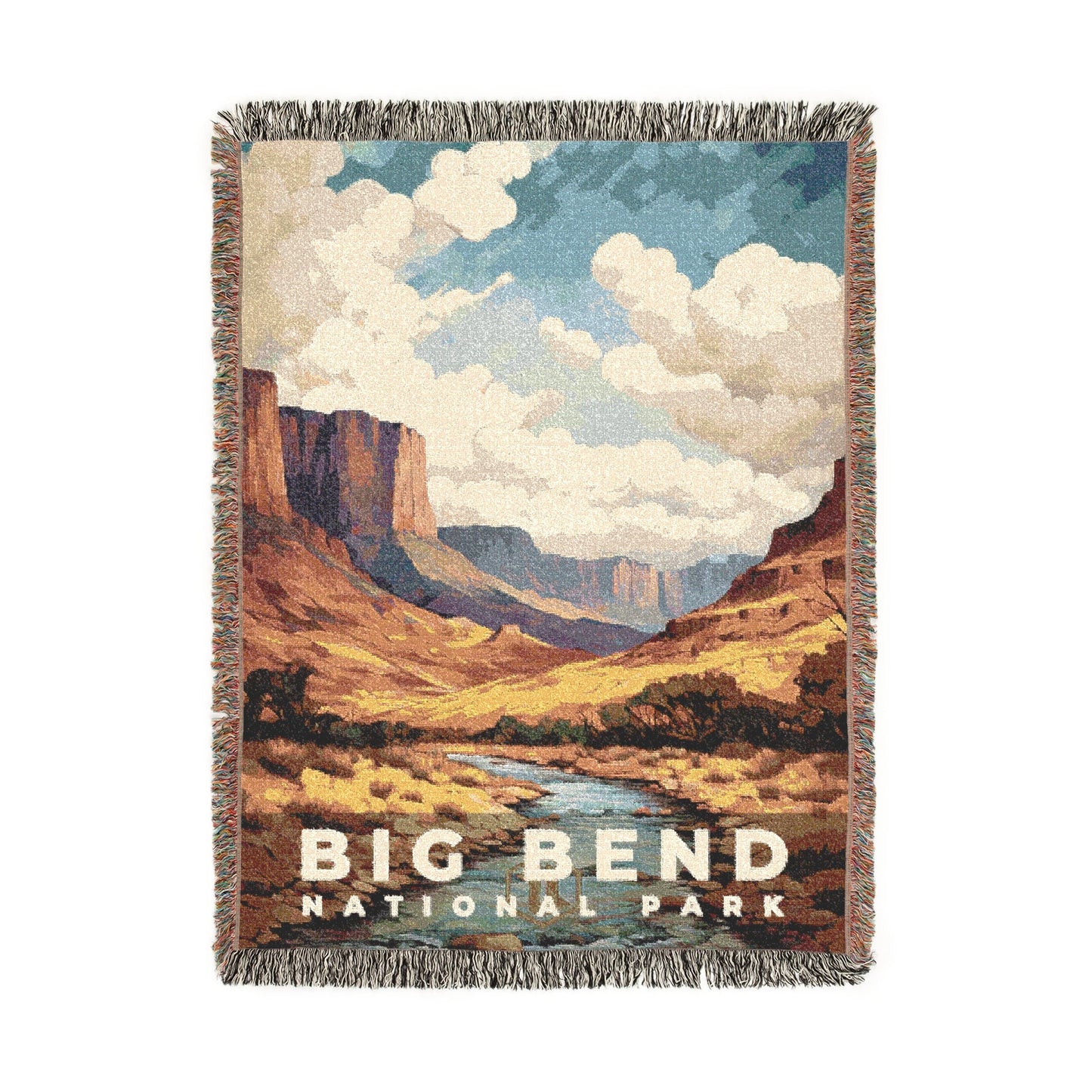 Big Bend National Park Woven Blanket | S06