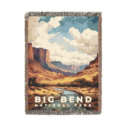 Big Bend National Park Woven Blanket | S06