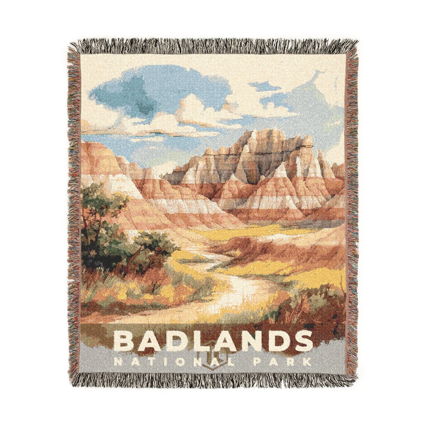 Badlands National Park Woven Blanket | S08