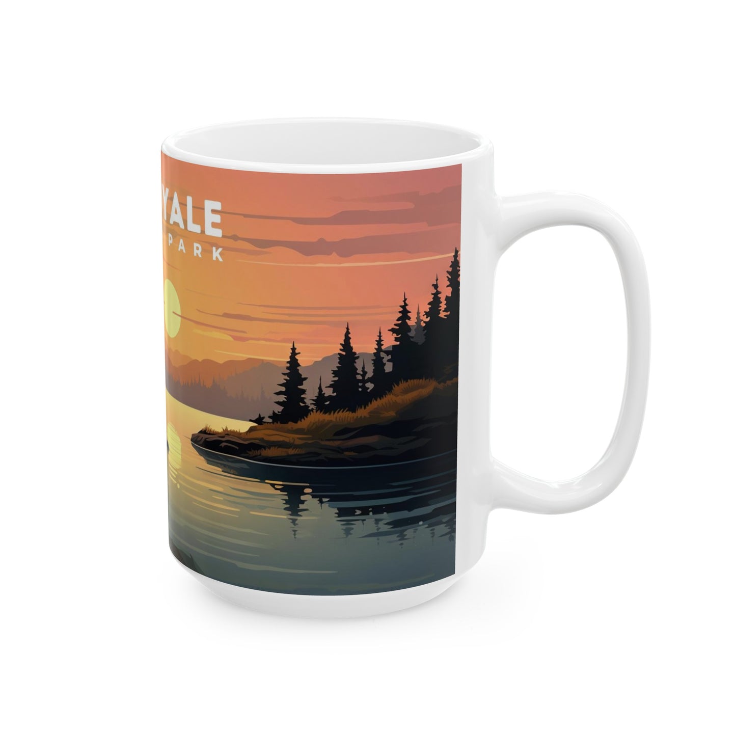 Isle Royale National Park Mug | White Ceramic Mug (11oz, 15oz)