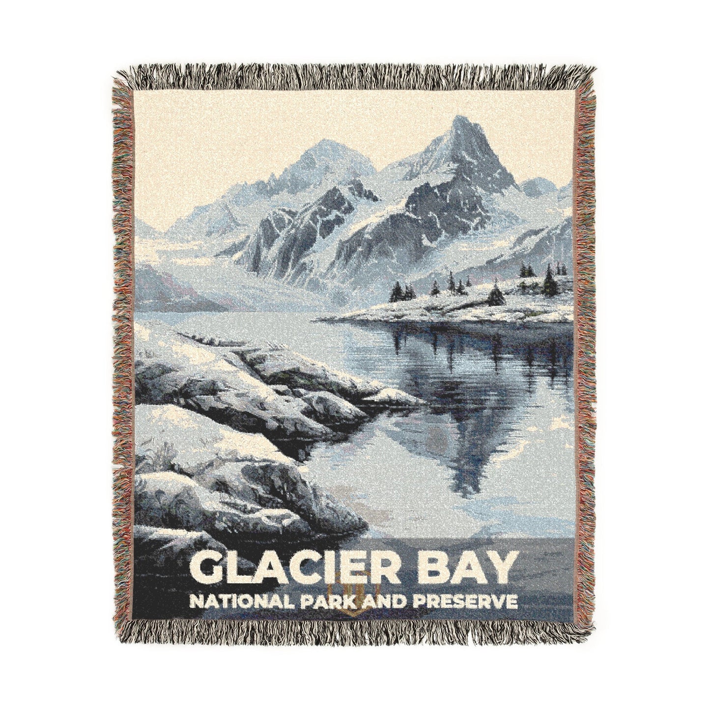 Glacier Bay National Park Woven Blanket | S17