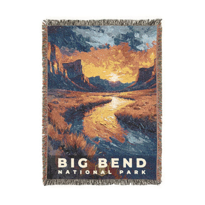 Big Bend National Park Woven Blanket | S14