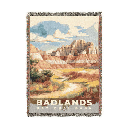 Badlands National Park Woven Blanket | S08