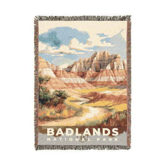 Badlands National Park Woven Blanket | S08