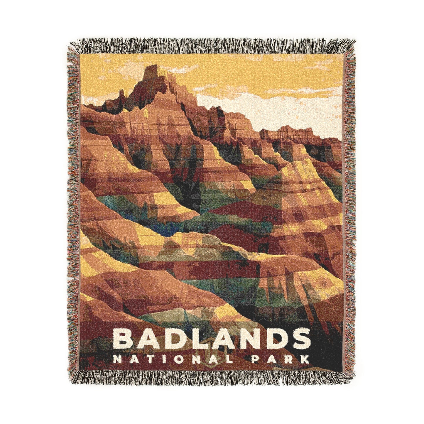 Badlands National Park Woven Blanket | S20