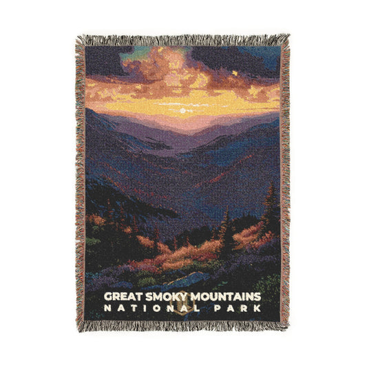 Great Smoky Mountains National Park Woven Blanket | S13