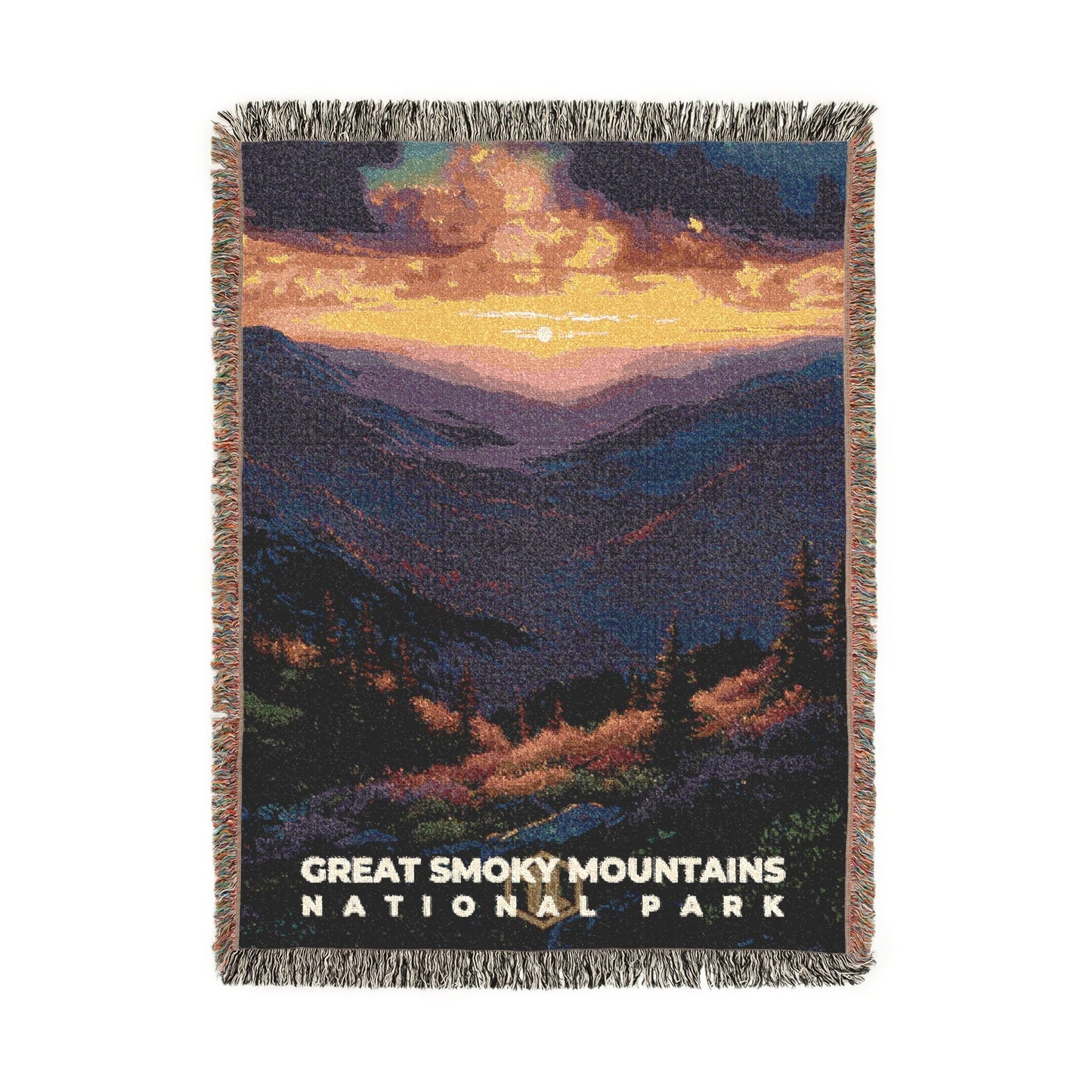 Great Smoky Mountains National Park Woven Blanket | S13