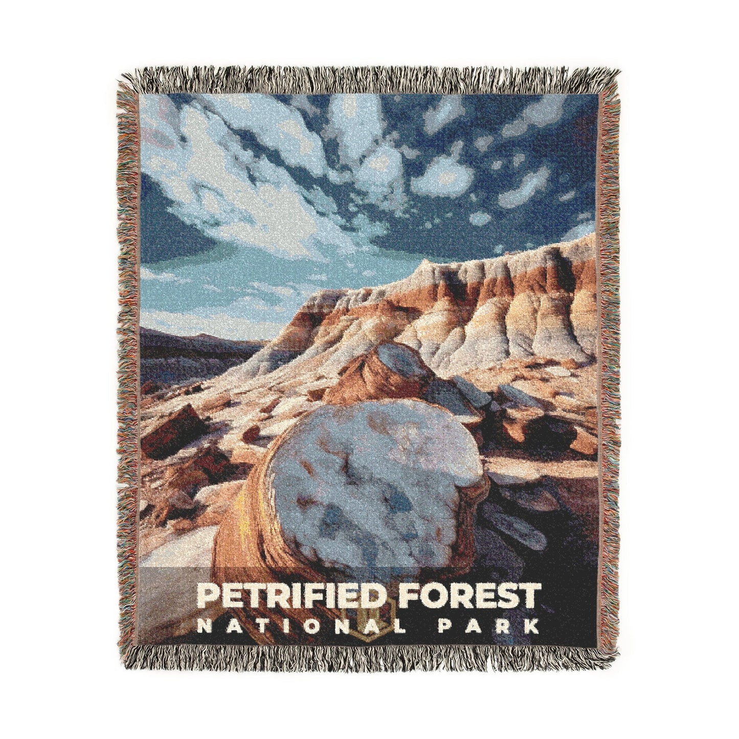 Petrified Forest National Park Woven Blanket | S10
