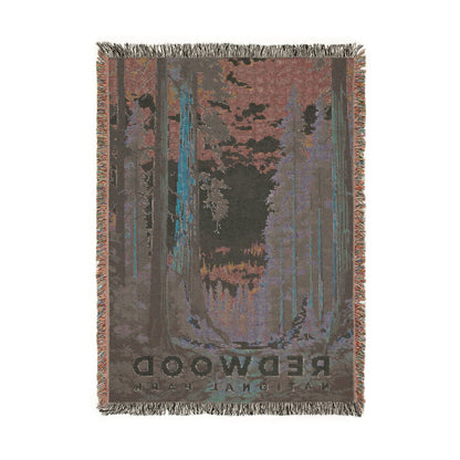Redwood National Park Woven Blanket | S06