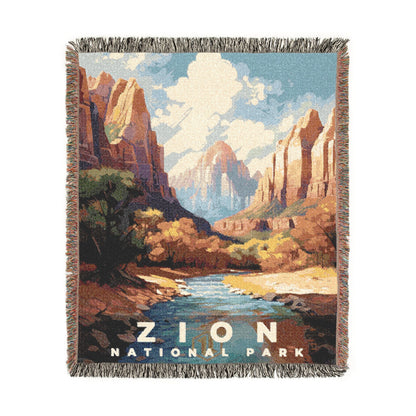 Zion National Park Woven Blanket | S06
