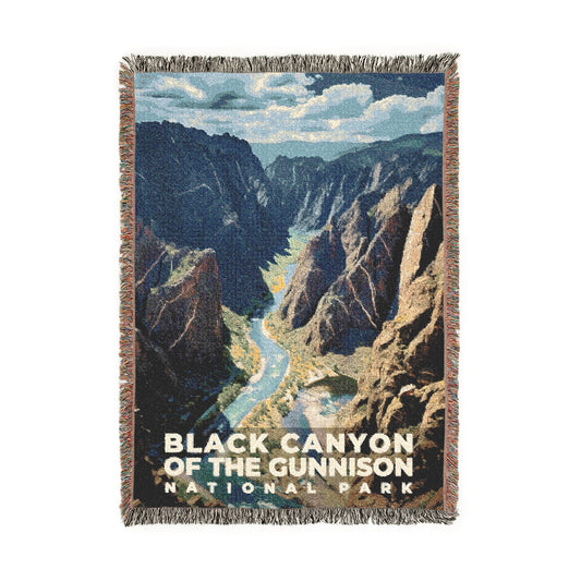 Black Canyon of the Gunnison National Park Woven Blanket | S10