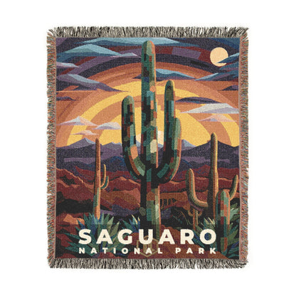 Saguaro National Park Woven Blanket | S20