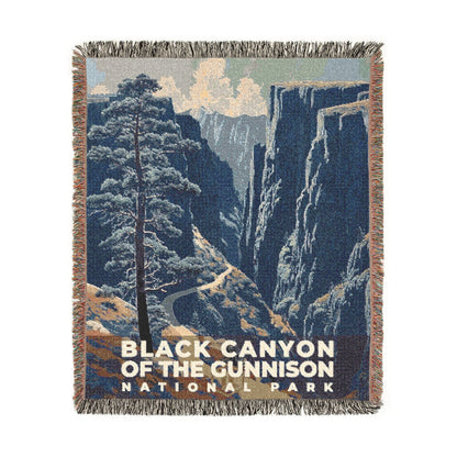Black Canyon of the Gunnison National Park Woven Blanket | S19