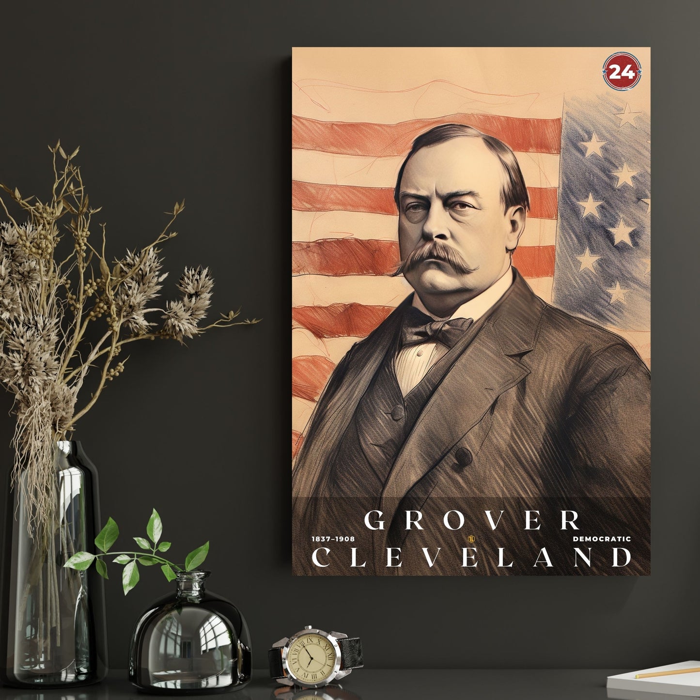 Grover Cleveland 24th Poster | S03