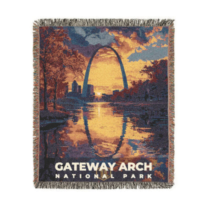 Gateway Arch National Park Woven Blanket | S18