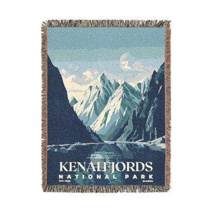 Kenai Fjords National Park Woven Blanket | S03