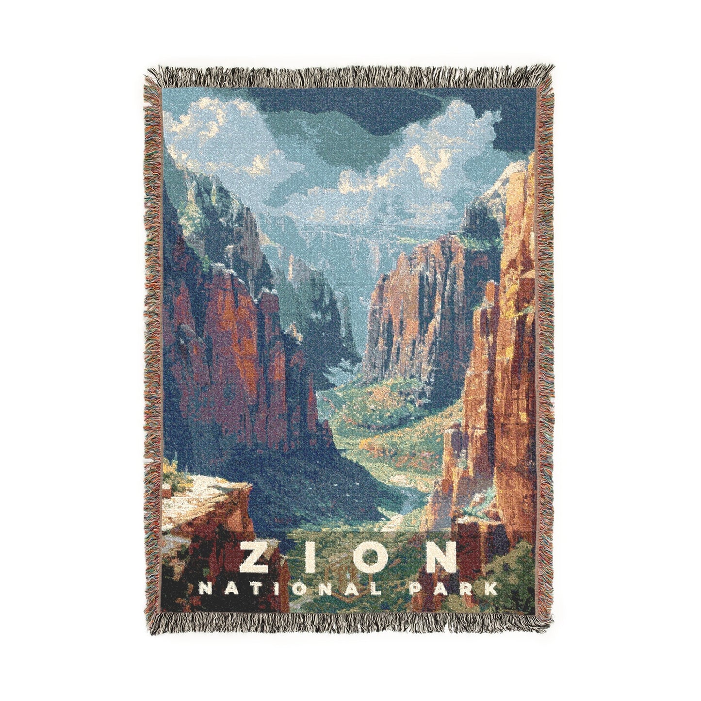 Zion National Park Woven Blanket | S13