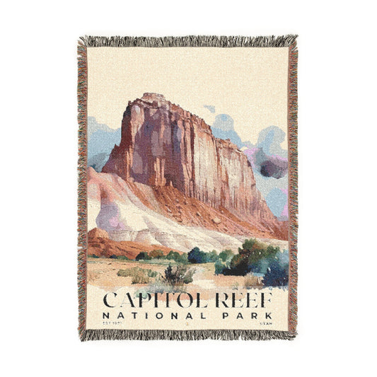 Capitol Reef National Park Woven Blanket | S04
