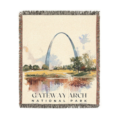 Gateway Arch National Park Woven Blanket | S04