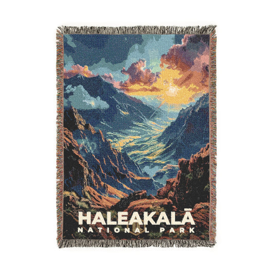 Haleakala National Park Woven Blanket | S16