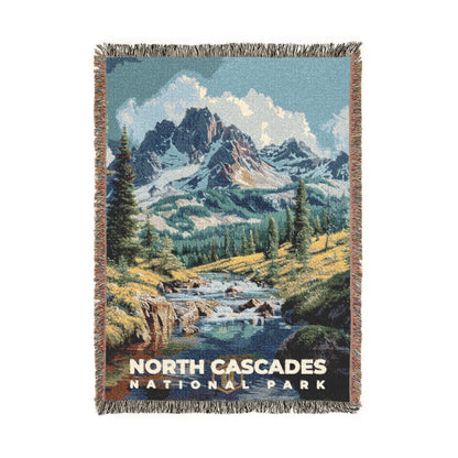 North Cascades National Park Woven Blanket | S18
